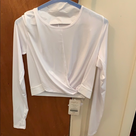 Fabletics Tops - White fabletics workout top